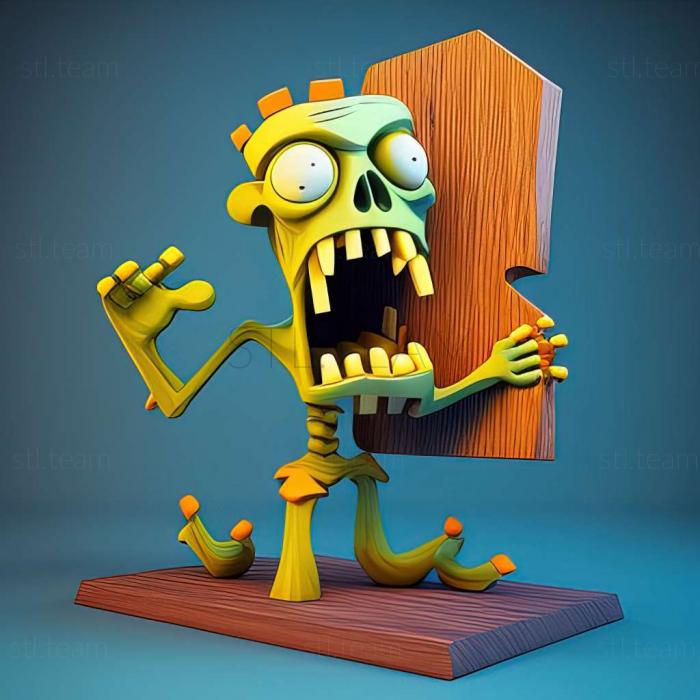 3D model Zombie Catchers game (STL)